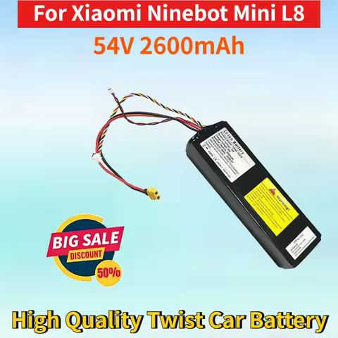 Newest 15S1P 54V 2600mAh Rechargeable Lithium-ion Battery for Xiaomi Ninebot Mini L8 High Quality Tw