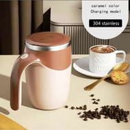 Rechargeable Magnetic Auto Stirring Mug With Lid Self Stir Coffee Cup 304 Stainless Steel Travel Aut