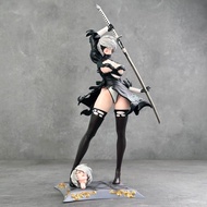 HUNTER Mechanical Era Angel 2B Miss Game Goddess Double-Headed Carving Angel Neil Model Ornaments 20