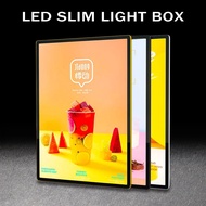 Spin X Slim Light neon Box Menu Display For Wall Mount|Led cafe restaurant menu board LED menu|Display box display menu|Neon box|Slim light box led