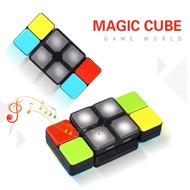 Music Cube Magic Cube Electronic Toy Skew Cube Changeable Intelligent Puzzle with Led Light Anti Str