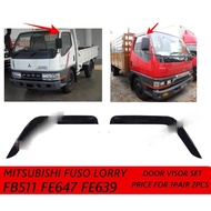 BROZ J134S06 MITSUBISHI FUSO CANTER 6th Generation FB511 FE639 DOOR VISOR PRICE FOR 1PAIR