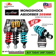 EDGE PRO MONO Y15 Y16 LC135 MONOSHOCK ABSORBER LIGHTHEN SHOCK 205MM - MADE IN (SPECIFICATION BY EDGE)