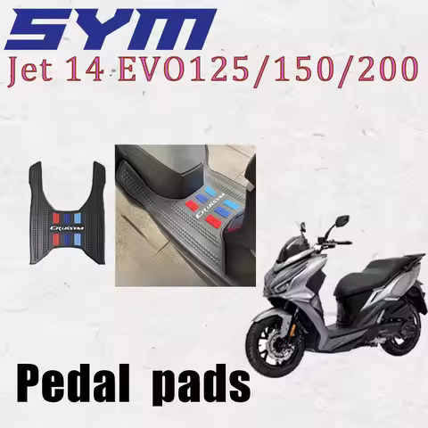 For Sym Jet 14 Evo 125 150 200 Motorcycle Modification Accessories Thickened Foot Pads Pedal Pads Sy