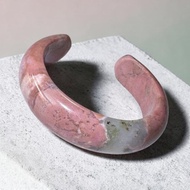 No.247 粉玉化 薔薇輝石 手鐲 54 mm 55 56 57 玫瑰石 開口鐲