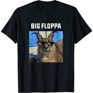 Big Floppa Meme Cat Tshirt Tee