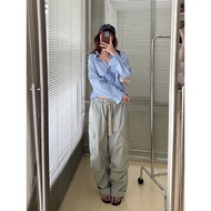 (Best Seller) The new cargo trousers | smoky black dollar bills