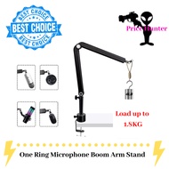 Microphone Stand Heavy Suspension Boom Adjustable Scissor Arm Stands for HyperX QuadCast Mic USB Condenser Microphone