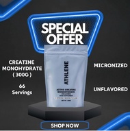 ACTIVE Creatine Monohydrate 300g Creatine Monohydrate Powder For Muscle Growth Power And Recovery AC