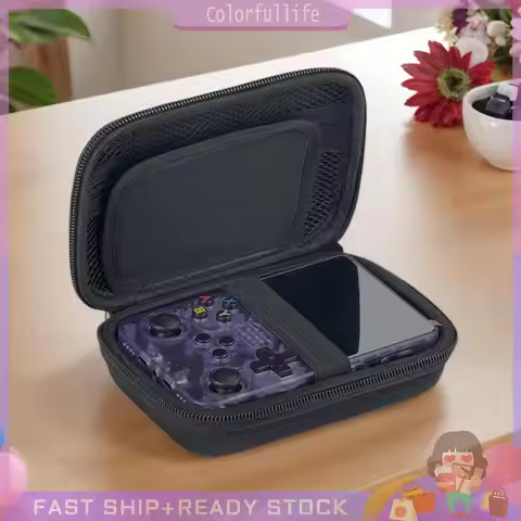 Carrying Case Shockproof Travel Case Game Console Bag for Anbernic RG353V/RG35XX/RG40XXV/RG353VS Cas