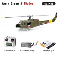 Flywing Huey Helicopter UH-1 V4 ช่องทางสี่เท่า GPS ควบคุมระยะไกล ช่องทางหก สำหรับเล่นแบบจำลอง เครื่อ