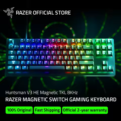 Razer Huntsman V3 HE Magnetic Tenkeyless 8KHz Gaming Keyboard