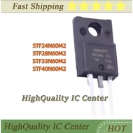 5PCS  100% NEW STF24N60M2 STF28N60M2 STF33N60M2 STF40N60M2 24N60M2 28N60M2 33N60M2 40N60M2 TO-220F M