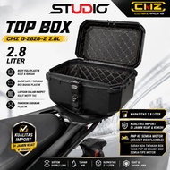 28 Liter - Top Box CMZ Abs Series 28 45 55 Liter Imported Aluminum Universal MotorcycleTouring - SMV