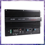 (GPBS) 12V 1000W Car Audio High Power Amplifier Amp Board Powerful Subwoofer Bass Amp PA-80D