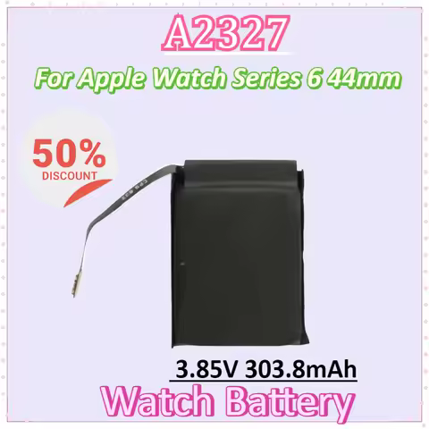 New A2327 3.85V 303.8mAh Replacement Watch Battery for Apple Watch Series 6 44mm High Quality Watch 