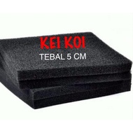 HITAM Biofil / Black Foam 50 X 50 X 5 CM MEDIA FILTER