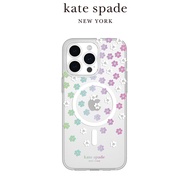 【kate spade】iPhone 15系列 MagSafe 精品手機殼 幻彩小花/ iPhone 15 Pro Max