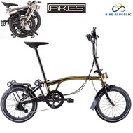 Element Pikes Folding Bike 6 / 9 Speed Trifold M bar Bicycle