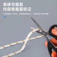 【du25xbpy521.my百货SHOP旗舰店】 电视机氛围灯带usb接口超亮v背景墙装饰自粘背光led软灯条电池款TV ambient light with USB interface super