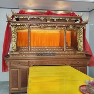 Large Wooden Carved Dragon Altar House Ancestor Shrine Temple Stand Cabinet Home Use Buddha Niche Fl