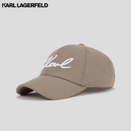 KARL LAGERFELD -  K/SIGNATURE WOOL CAP 246W3406