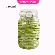 โหลแก้วมีฝาปิด โหลแก้วสูญญากาศ  มีหลายขนาดให้เลือก Glass sealed jar