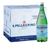 【mfoods】【San Pellegrino】 Sparkling Natural Mineral Water (Pet), 12's x 1L 【LOCAL SG DELIVERY】