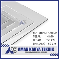 Acrylic Sheet (Acrylic Sheet) 4 mm x 50 cm x 50 cm