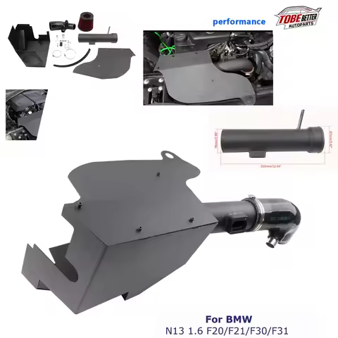 Performance Cold Air Intake Pipe Kit BW-N1301L Turbo Inlet for BMW N13 1.6L Turbo F20/F21/F30/F31 11