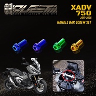 Honda XADV750 2017-2025 GR5 Titanium Handle Bar screw Set 4 PCS