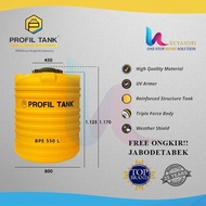 Unik Tangki Air Plastik Profil Tank BPE 550 Liter Murah