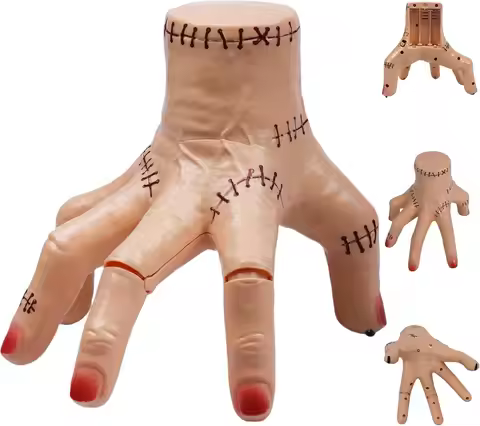 Electronic Walking Hand for Addams Costume Goth Family Cosplay Halloween Props Outfit Gifts AB015a