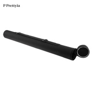 P Prettyia Hard Rod Case Bag Black Fly Fishing Rod Tube for 9FT/10FT Fly Rods, Black