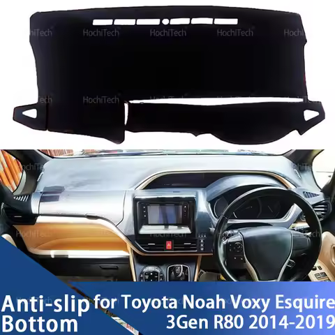 Auto Dashboard Cover Dash Mat Board Pad Carpet Dashmat Anti-UV Mat for Toyota Noah Toyota Voxy Toyot