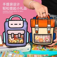 Packaging Bag School Bag Type Packaging Bag Food Bag Plastic Packaging Bag Bag Portable School Bag W