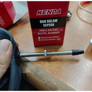 Inner tube for fixie road bike 700 x 23 25c kenda presta length 80mm 8cm FV80