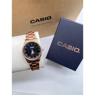 [ PREMIUM ITEMS✅] New CASIO Rumi Jawi Tawaf Islamic Jam Tangan Wanita Stainless Steel Rosegold Ladie