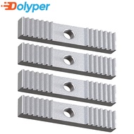 2/4/6/8pcs 9*40mm GT2 Timing Belt Fixing Piece Aluminum Alloy Tooth pitch 2mm Clamp Fixed Clip CNC F