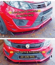 Stork !! Front bumper DIFFUSER CANARD Lip Splitter BUMPER Spoiler Lip angle wing Universal body kit 