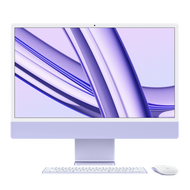 Apple - Apple 翻新產品 24 吋 iMac Apple M3 晶片配備 8 核心 CPU 及 10 核心 GPU - 紫色