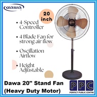 Dawa 20" Stand Fan 4 Blade with Heavy Duty Motor