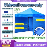 Foldable Canopy Side Wall Sidewall  for 10 x 10 Canopy Tent PVC Canvas Extension Side Wall Kain Kanvas Sisi Dinding Saja Kanopi Khemah