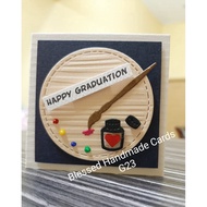 Handmade (Small card ~ 6.4x6.4cm) Mini Card - Get well soon / speedy recovery card