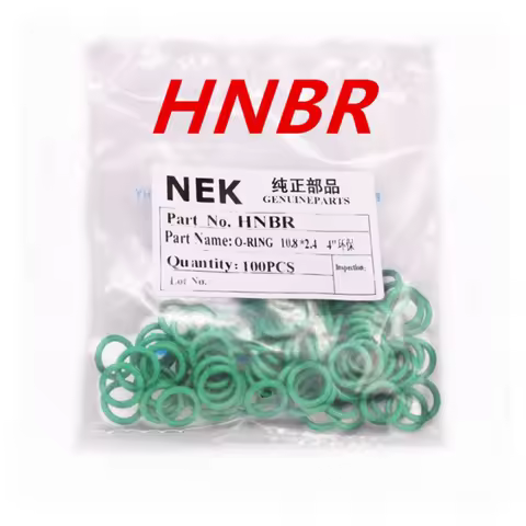 ( 10.8*2.4mm ) #8 R134a HNBR Rubber O-Ring Seal Kit,High Temperature Resistance for Car Air Conditio