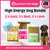 Petchef Dog Food(High Energy Pack)-Fresh Cooked|Frozen| Wet Food| Healthy| Makanan Anjing| Makanan S