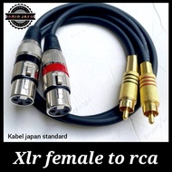 RCA to XLR female cable XLR female to RCA cable/ mixer to speaker cable/