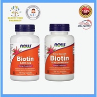 Now Foods Biotin 5000mcg / 10000mcg 120 Veg Capsules