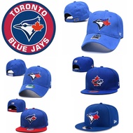New Era Nova MLB TORONTO Blue JAYS Flat Cap Baseball Cap Adjustable Flat Unisex Hip Hop Hats