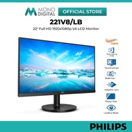 PHILIPS 22" 221V8/LB 75HZ VA PANEL  / 22E1N1100/69 120HZ(OC) IPS PANEL LED FULL HD 1920x1080P FLAT L